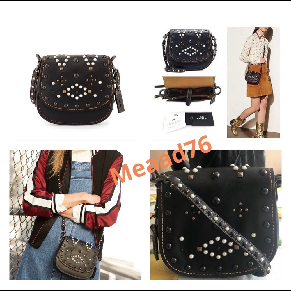 Coach 1941 Western Rivets Saddle Bag 17 Cr…